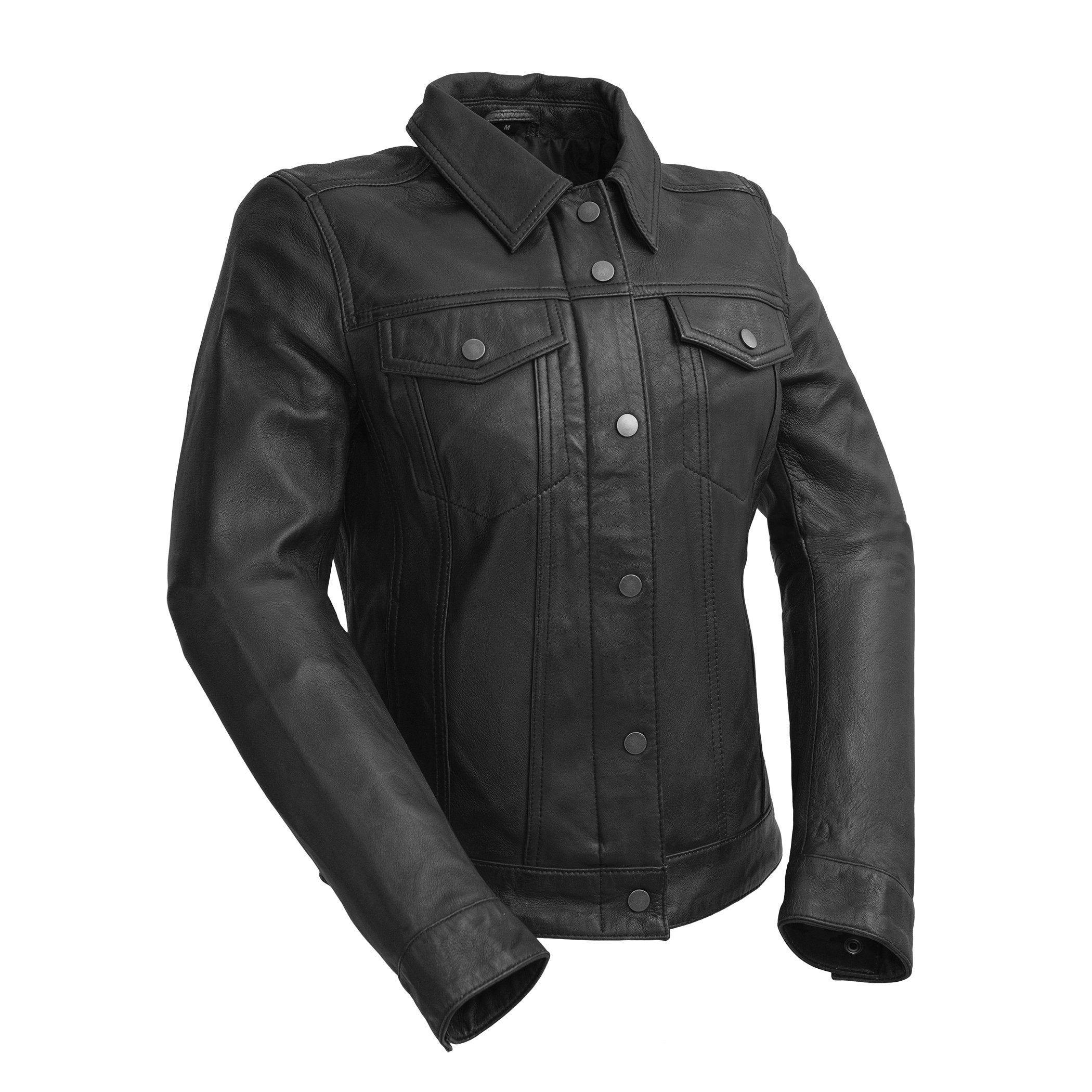 Madison - Women's Fashion Leather Jacket (Black) Jacket Best Leather Ny Black XS 