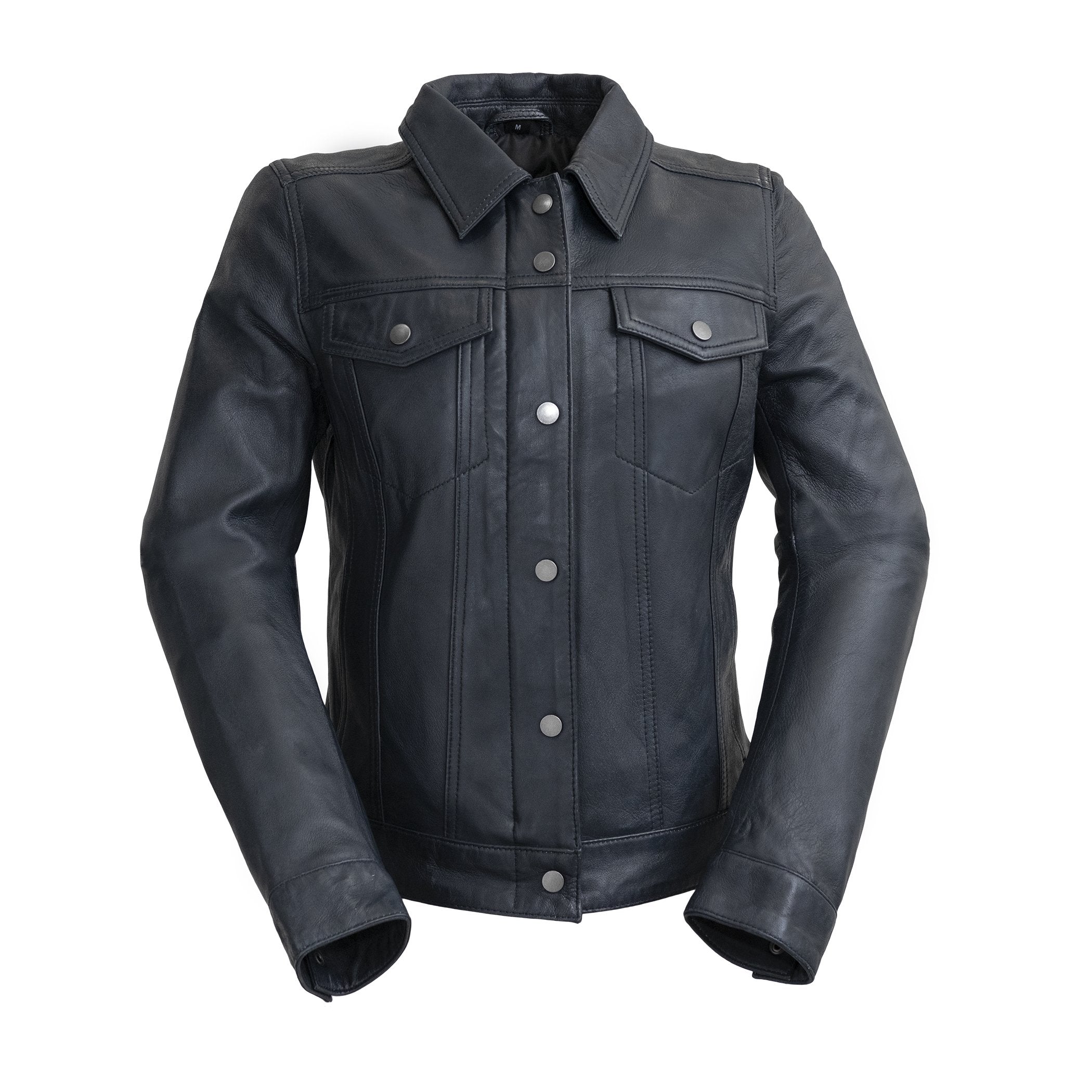Madison - Women's Fashion Leather Jacket Women's Fashion Leather Jacket Best Leather Ny XS BLUE