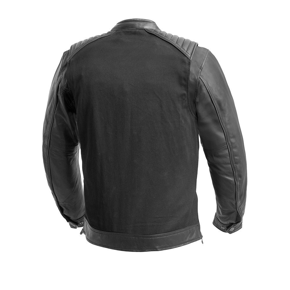 MARTIAL Motorcycle Twill/Leather Jacket Men's Jacket Best Leather Ny   