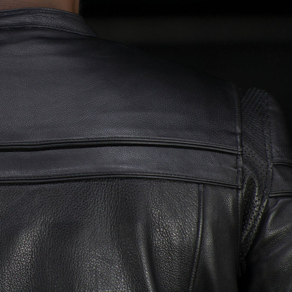 STROM Motorcycle Leather Jacket Men's Motorcycle Jacket Best Leather Ny
