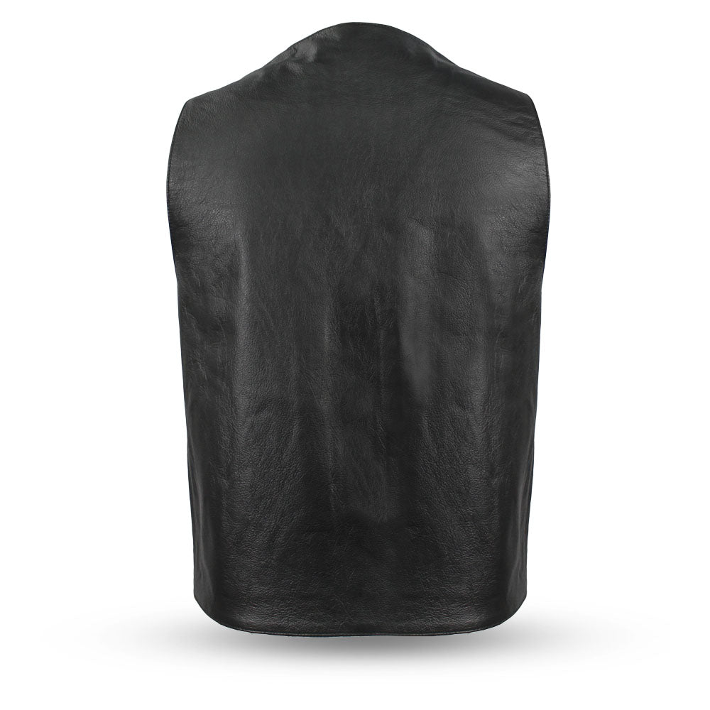 MOFFIT - Motorcycle Leather Vest Men's Vest Best Leather Ny   