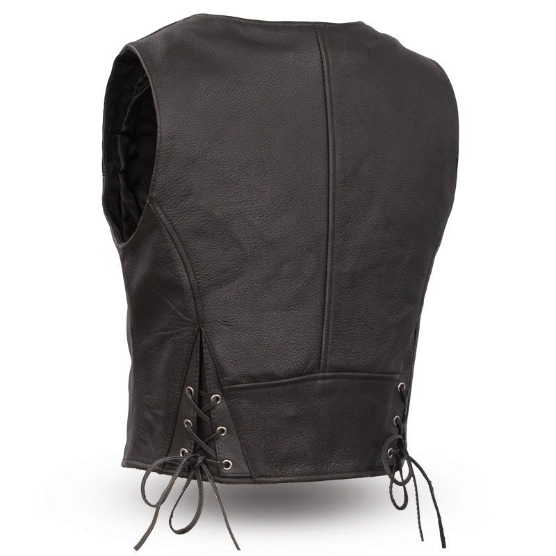 Maverick Women's Motorcycle Leather Vest Women's Leather Vest Best Leather NY Company
