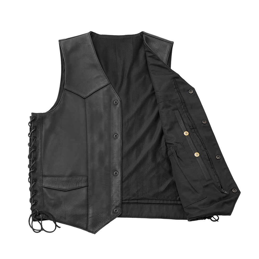 MORBIUS - Motorcycle Leather Vest Men's Vest Best Leather Ny   