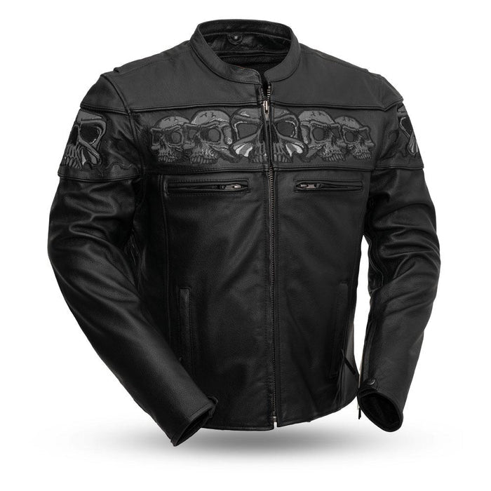 MORTAL Motorcycle Leather Jacket Men's Jacket Best Leather Ny Black S 
