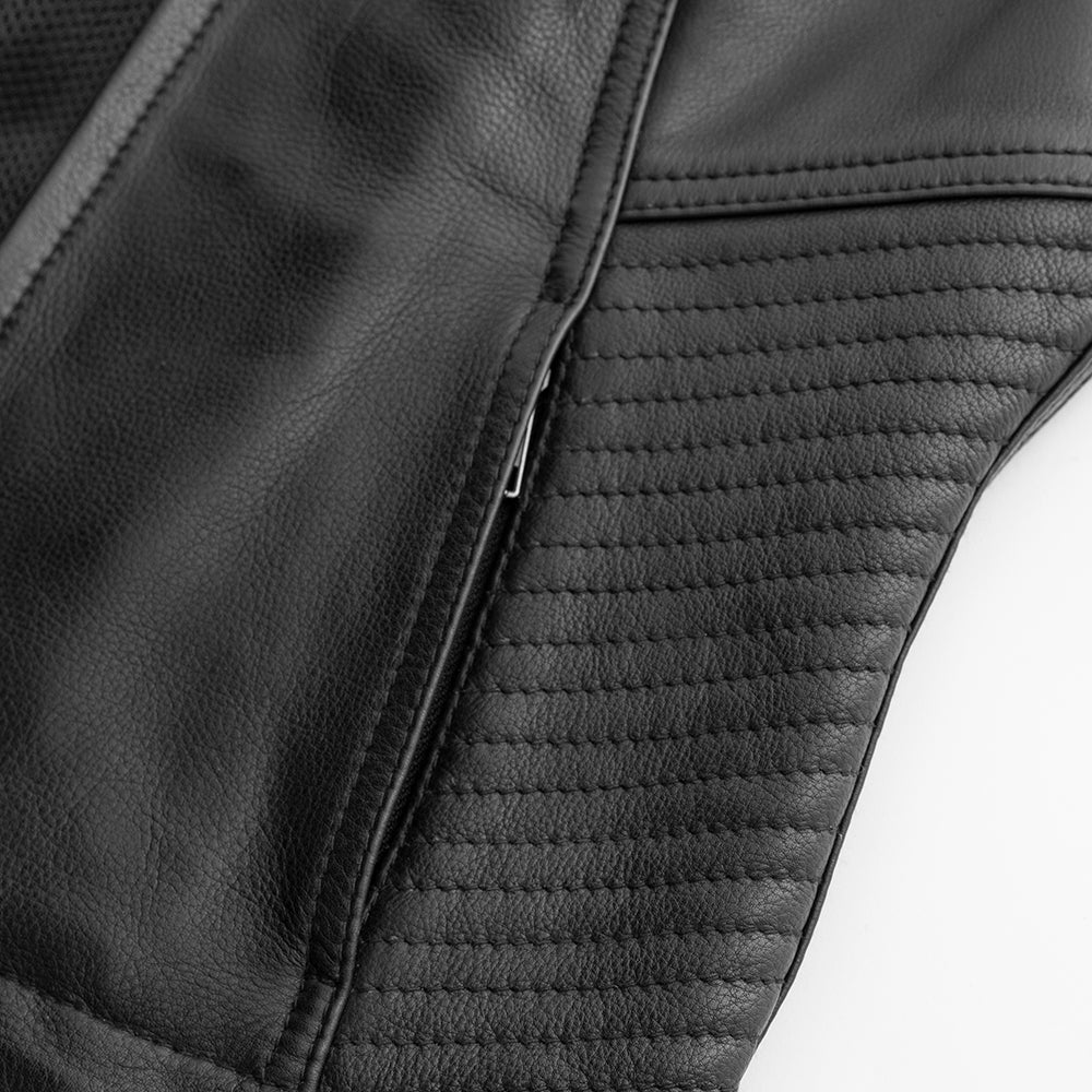 Nova Women's Motorcycle Leather Vest Women's Leather Vest Best Leather NY Company