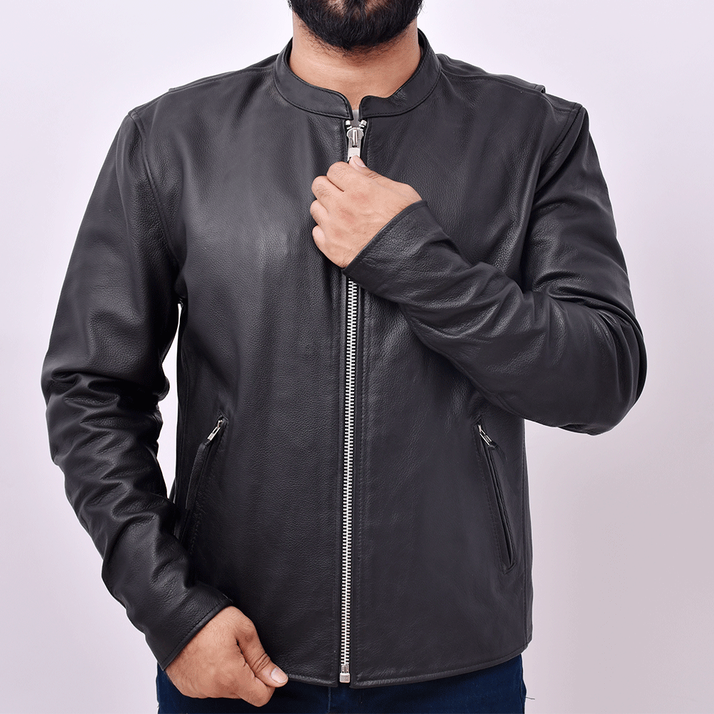 NINJA Men's Leather Motorcycle Jacket Men's Motorcycle Jacket Best Leather Ny