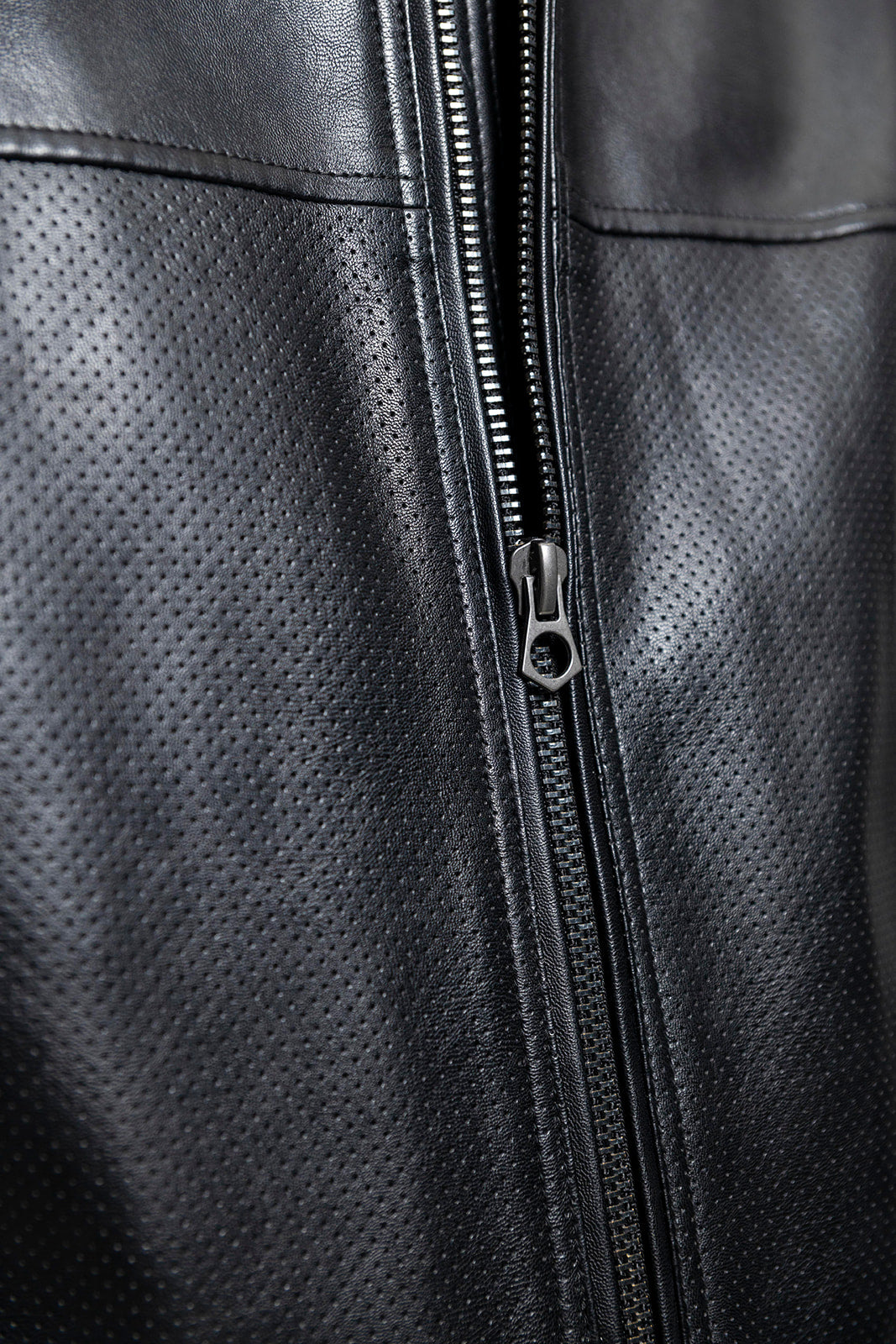Oliver - Men's Vegan Faux/Perforated Leather Jacket Men's Vegan Jacket Best Leather Ny