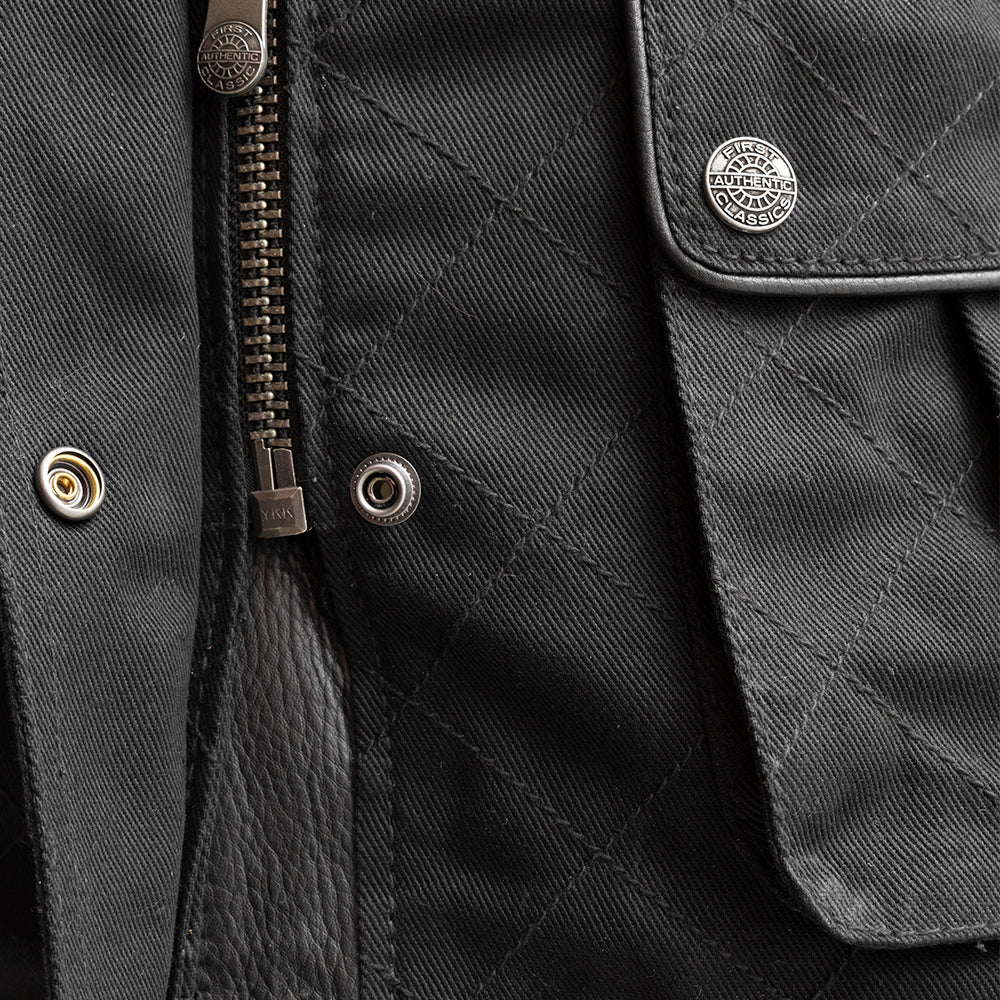 Storm - Women's Twill Motorcycle Jacket Women's Motorcycle Leather Jacket Best Leather NY Company