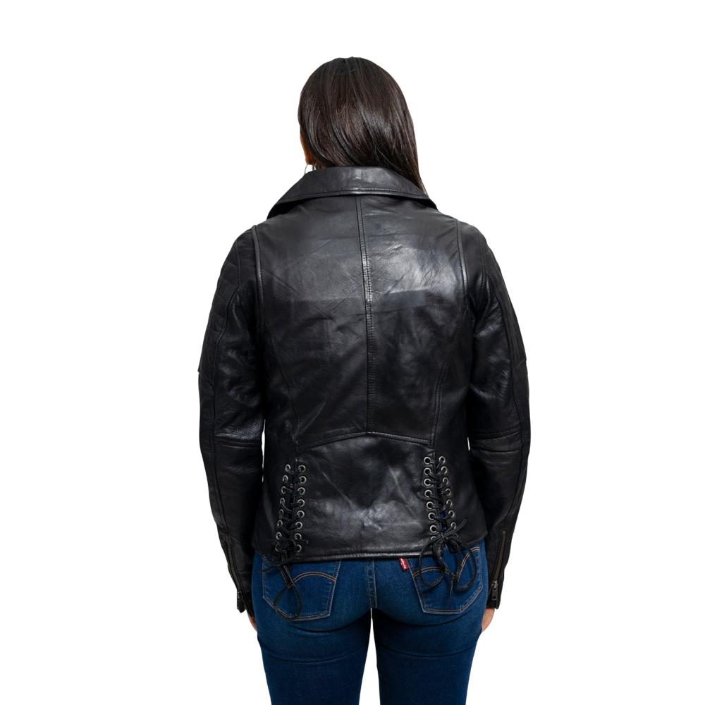 Princess - Women's Fashion Lambskin Leather Jacket (Black) Jacket Best Leather Ny   