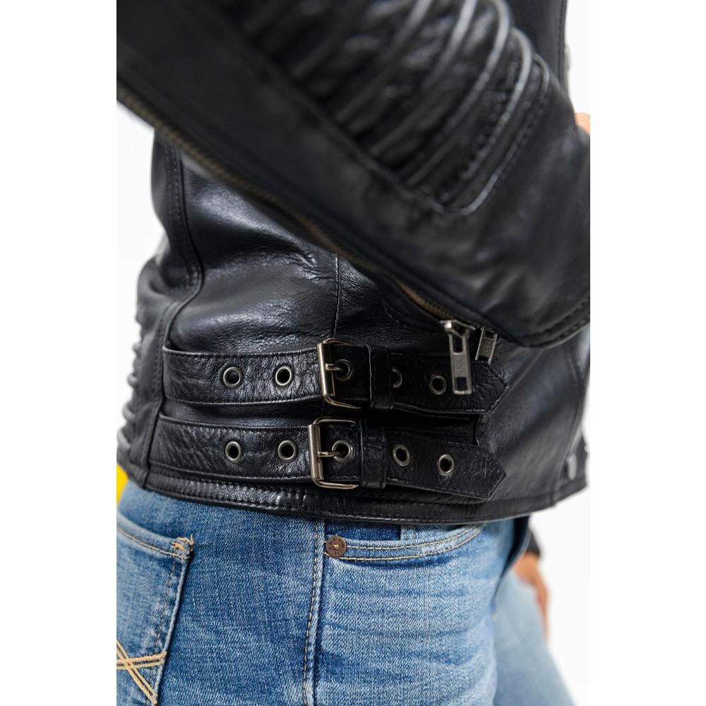 Queens - Women's Fashion Lambskin Leather Jacket (Black) Women's Fashion Leather Jacket Best Leather Ny