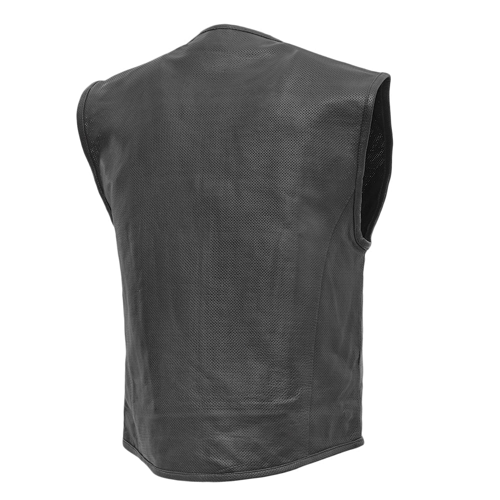 APEX SWAT - Motorcycle Leather Vest Men's Leather Vest Best Leather Ny