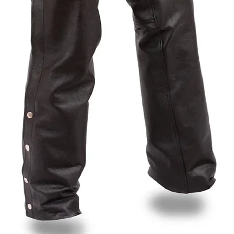 JUNO PANTS Motorcycle Leather Chaps Leather Chaps Best Leather Ny
