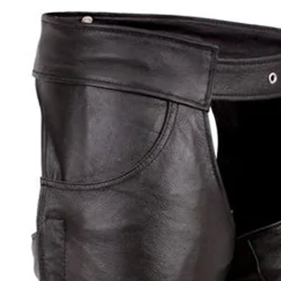 JUNO PANTS Motorcycle Leather Chaps Leather Chaps Best Leather Ny