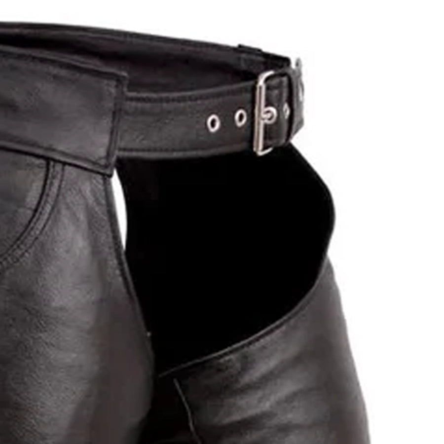 JUNO PANTS Motorcycle Leather Chaps Leather Chaps Best Leather Ny