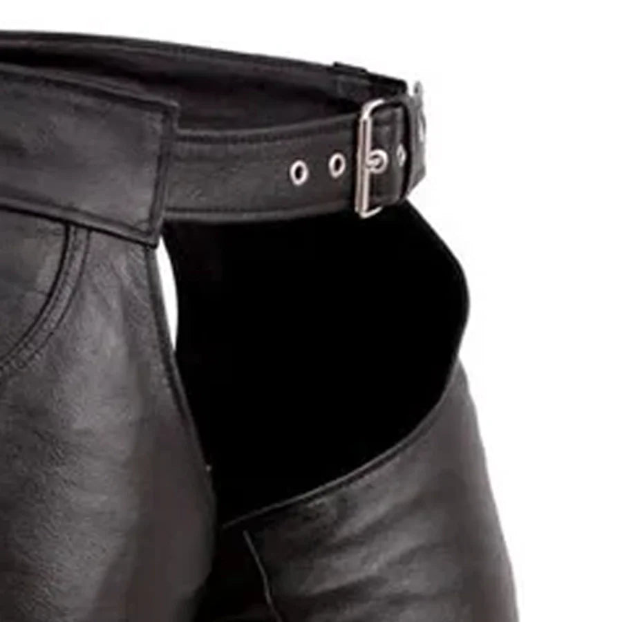 JUNO PANTS Motorcycle Leather Chaps Leather Chaps Best Leather Ny
