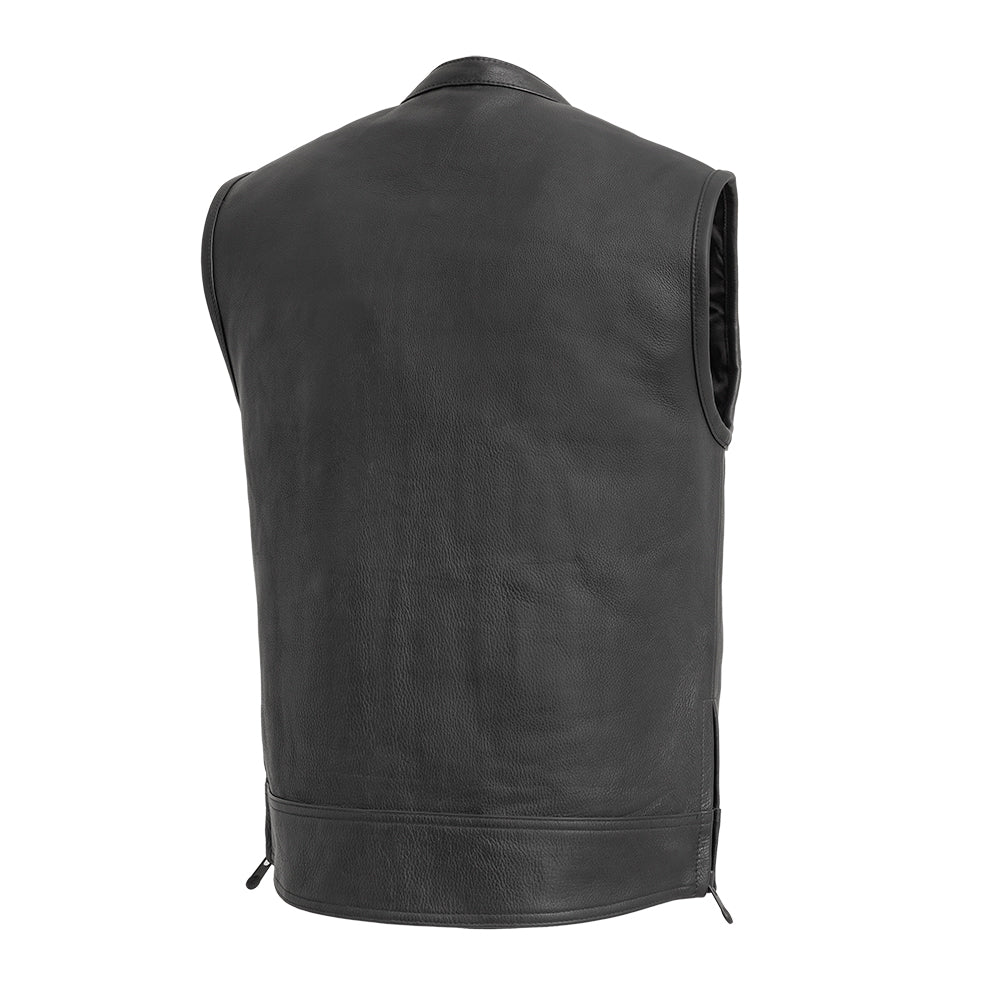 CANUCK - Motorcycle Leather Vest Men's Leather Vest Best Leather Ny