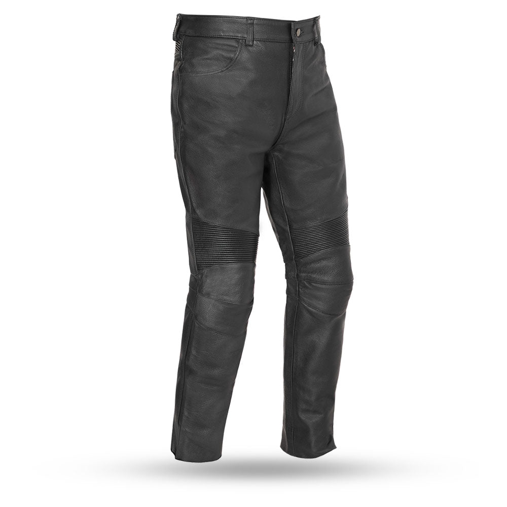 ROAD RUNNER Motorcycle Leather Pants Chaps Best Leather Ny 30 Black 