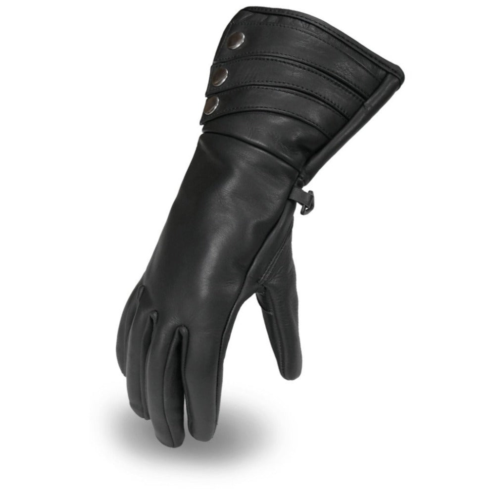 ROCKING - Gauntlet Leather Gloves Gloves Best Leather Ny XS  