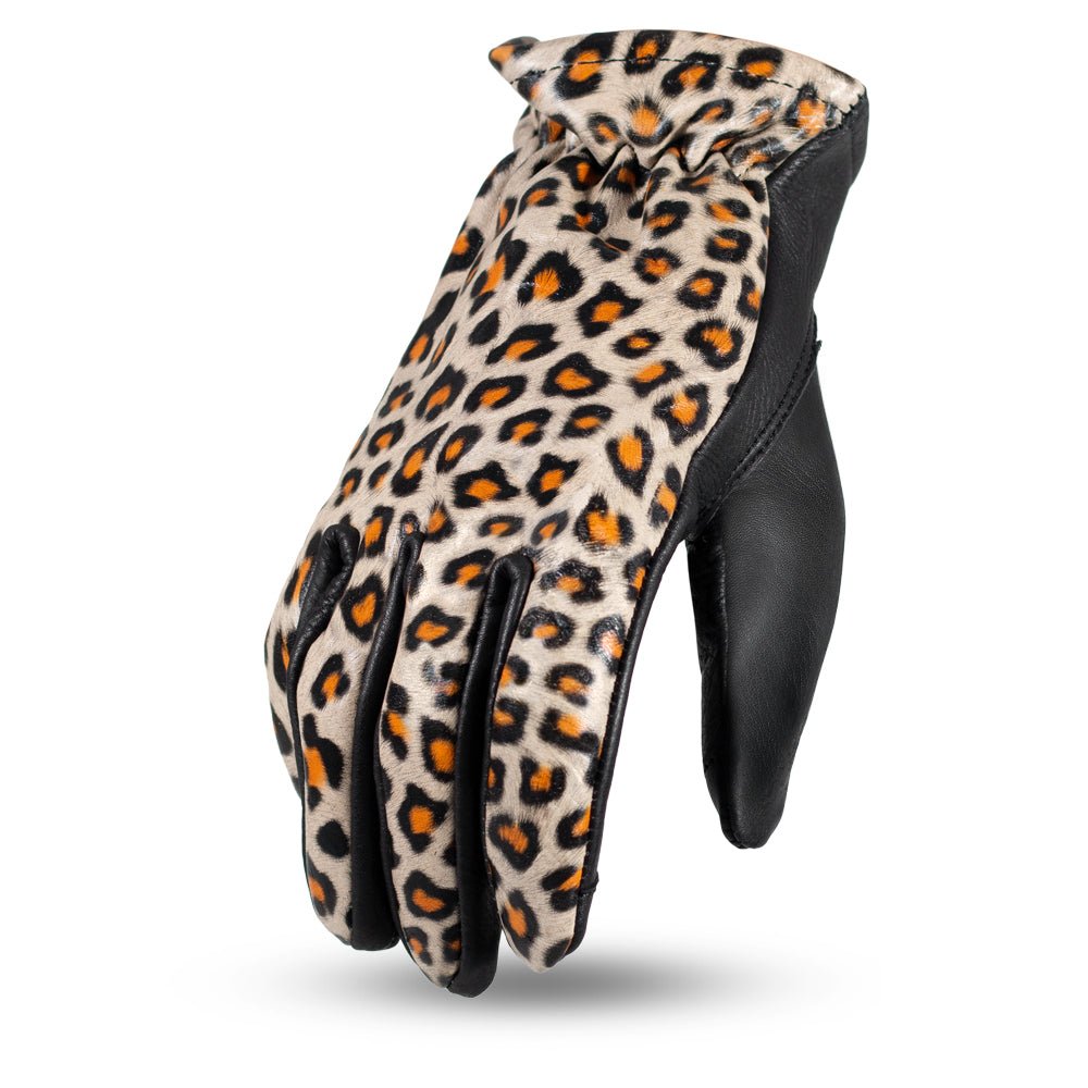 WILD - Leather Gloves Gloves Best Leather Ny Cheetah XS