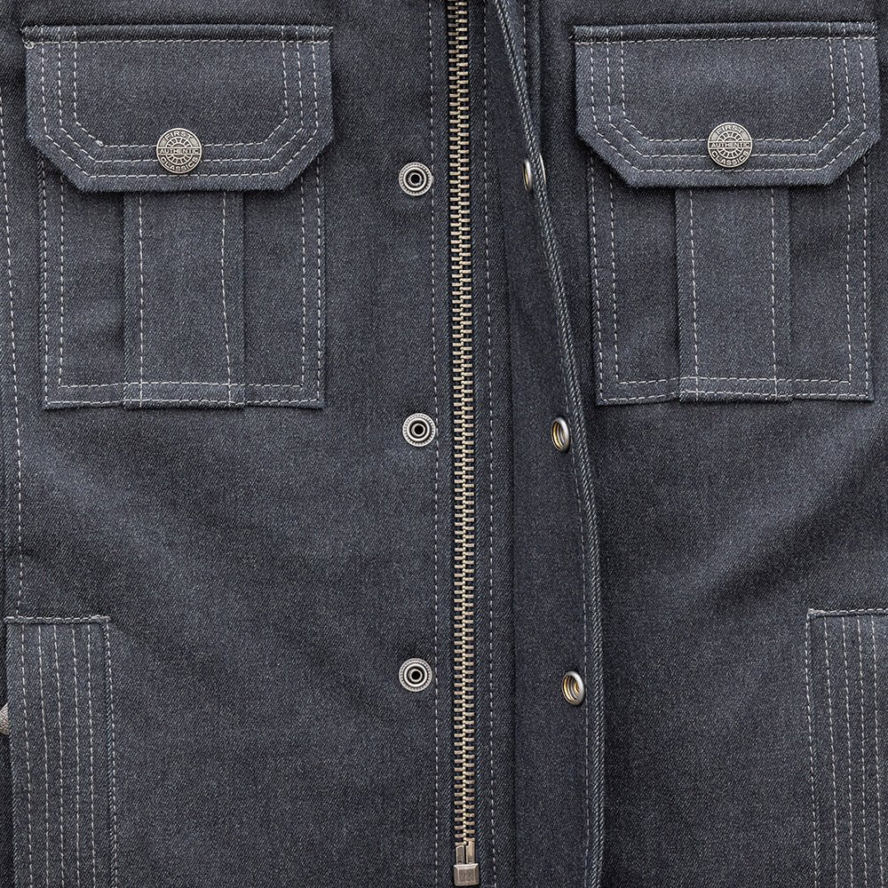 Falcon Men's Thunder Denim Motorcycle Jacket Men's Motorcycle Jacket Best Leather Ny