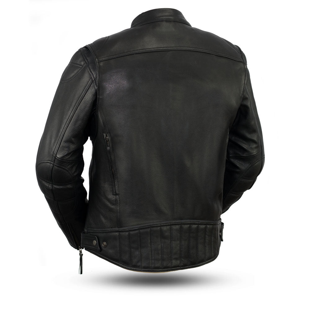 SERPENT Scooter Style Leather Jacket Men's Motorcycle Jacket Best Leather Ny
