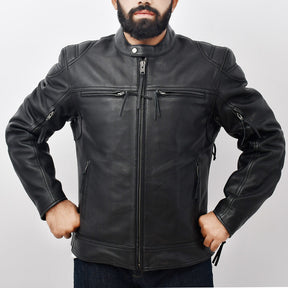SERPENT Scooter Style Leather Jacket Men's Jacket Best Leather Ny   