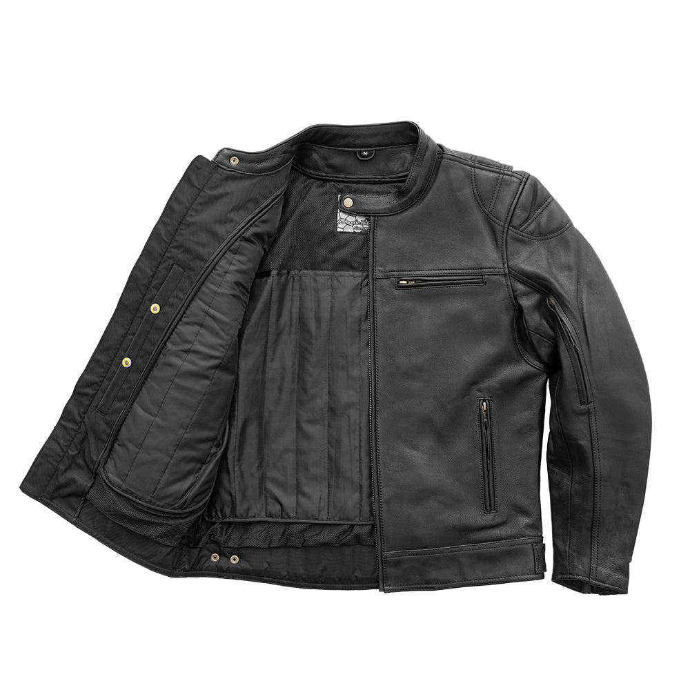 SERPENT Scooter Style Leather Jacket Men's Motorcycle Jacket Best Leather Ny