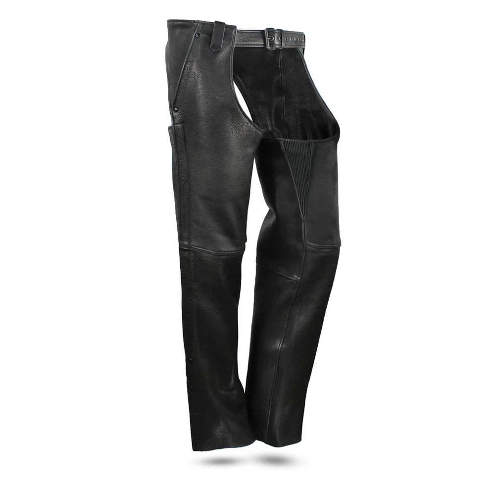 SWANK Motorcycle Platinum Leather Chaps Chaps Best Leather Ny XS  