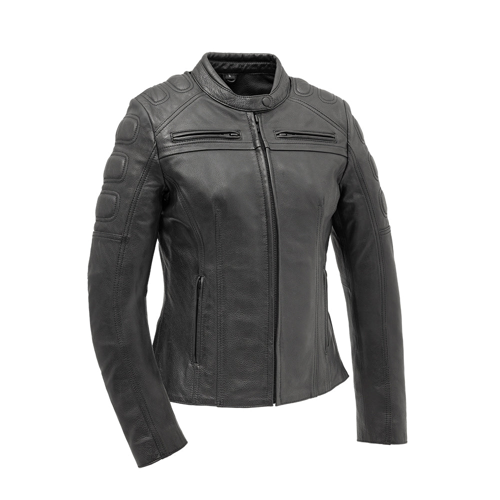 Eclipse - Women's Motorcycle Leather Jacket Women's Motorcycle Leather Jacket Best Leather Ny Black XS