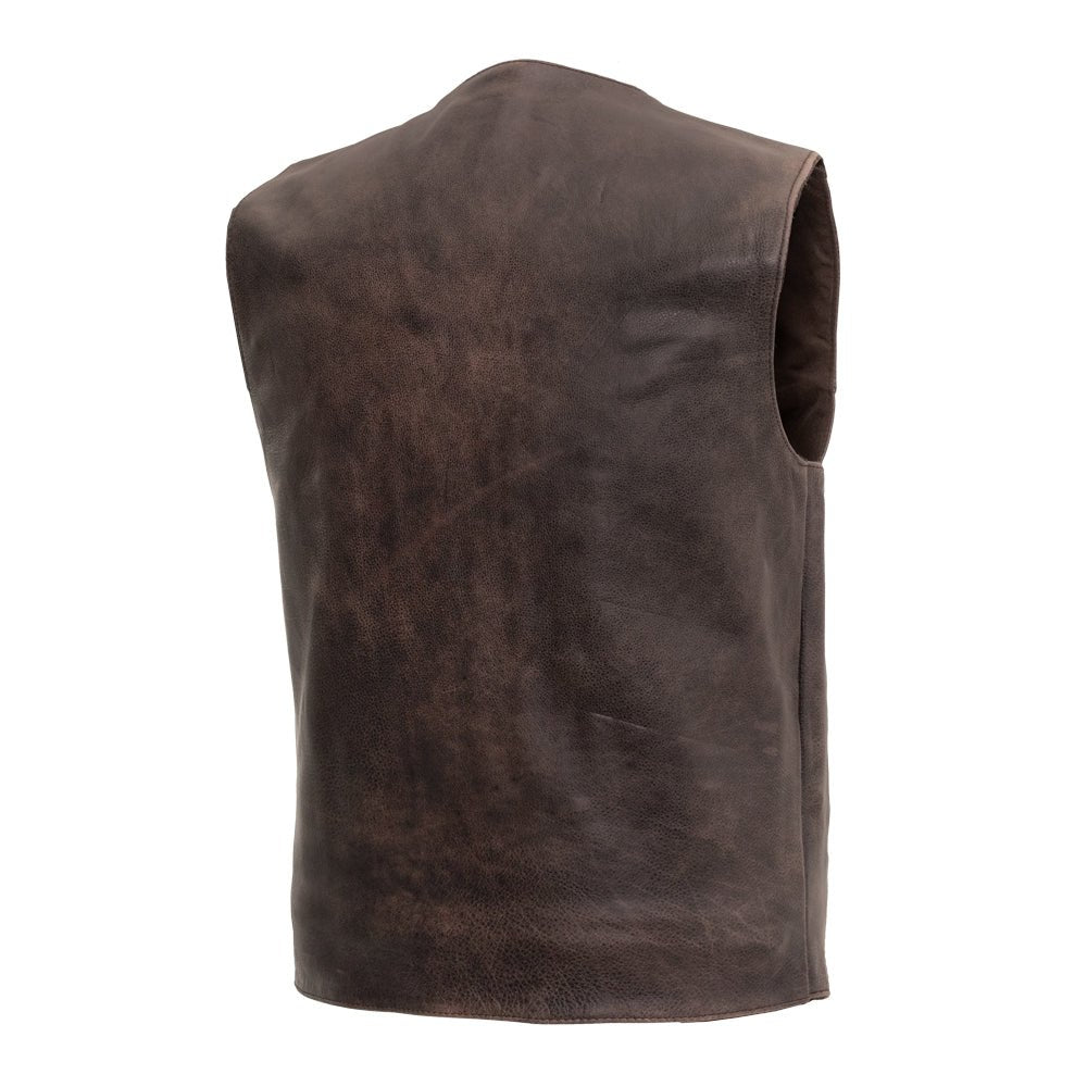 GLADIATOR - Motorcycle Leather Vest Men's Leather Vest Best Leather Ny