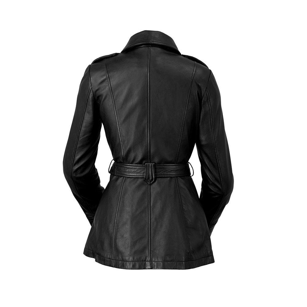Traci - Women's Fashion Leather Coat (Black) Women's Fashion Leather Jacket Best Leather Ny