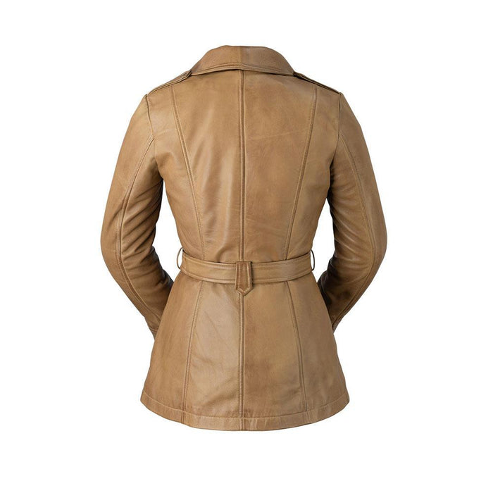 Traci - Women's Fashion Leather Coat (Camel) Women's Fashion Leather Jacket Best Leather Ny