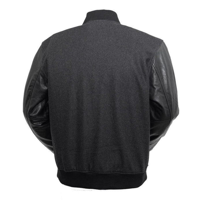 Varsity - Men's Fashion Woolen/Leather Jacket