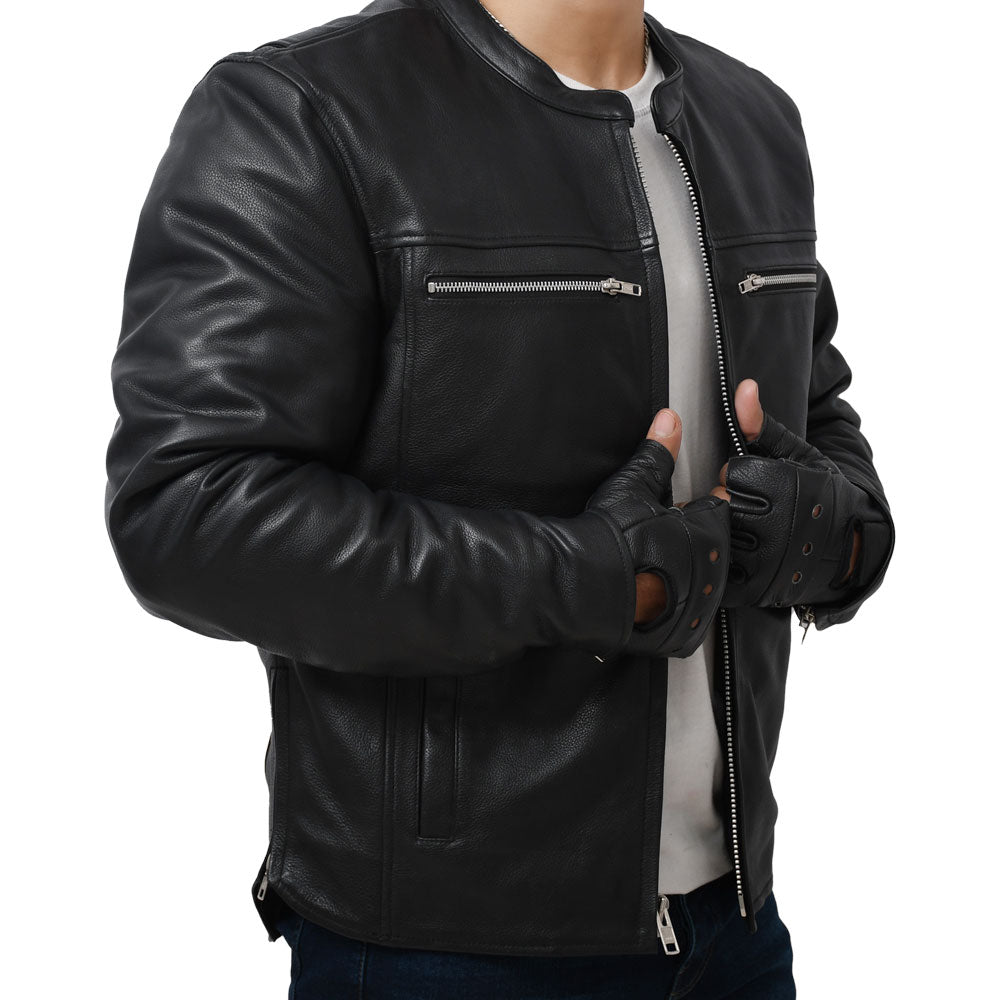VENGEANCE Motorcycle Leather Jacket Men's Motorcycle Jacket Best Leather Ny