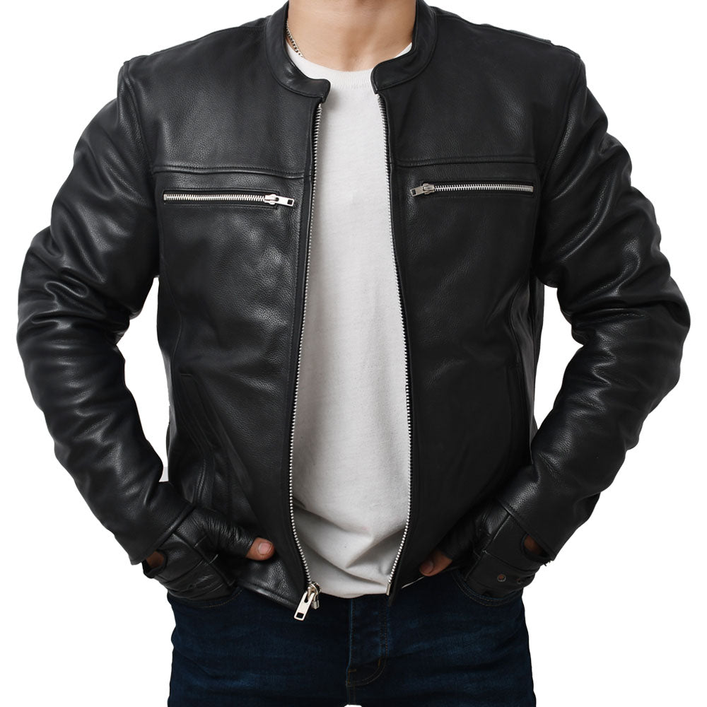VENGEANCE Motorcycle Leather Jacket Men's Motorcycle Jacket Best Leather Ny