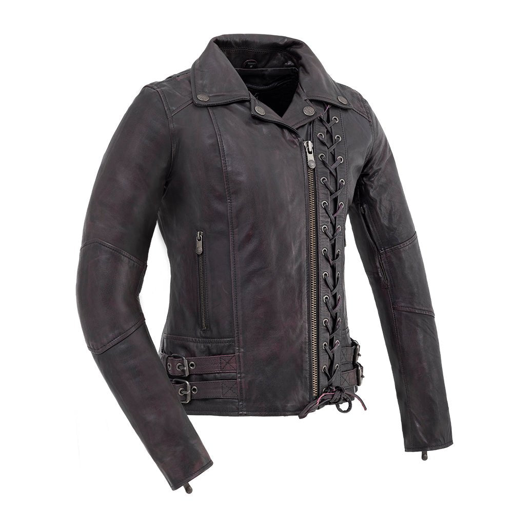 Velocity- Women's Motorcycle Leather Jacket Women's Motorcycle Leather Jacket Best Leather NY Company XS