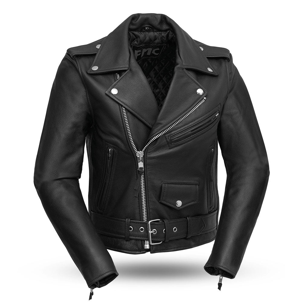 WONDERLAND Motorcycle Leather Jacket Women's Jacket Best Leather Ny XS Black 