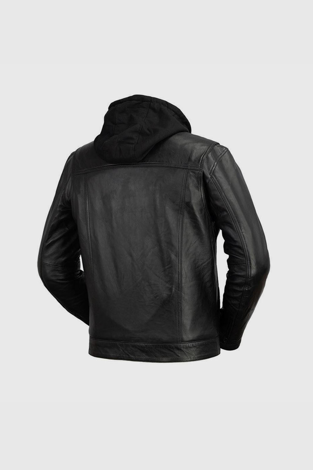 Axel - Men's Hooded Leather Jacket Men's Fashion Leather Jacket Best Leather Ny