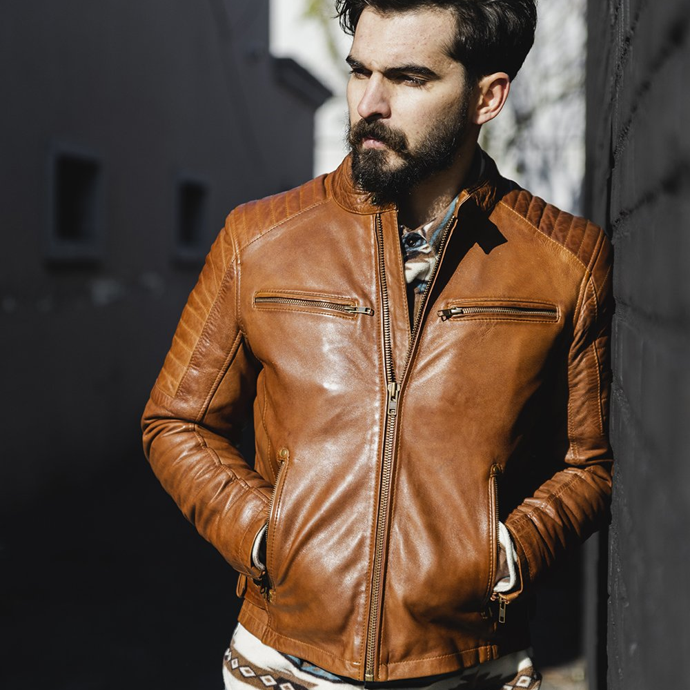 Zack - Men's Fashion Lambskin Leather Jacket