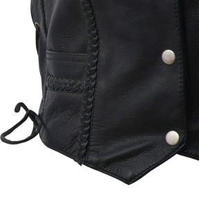 TRINITY Motorcycle Leather Vest