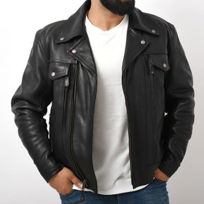 STRANGER Motorcycle Leather Jacket