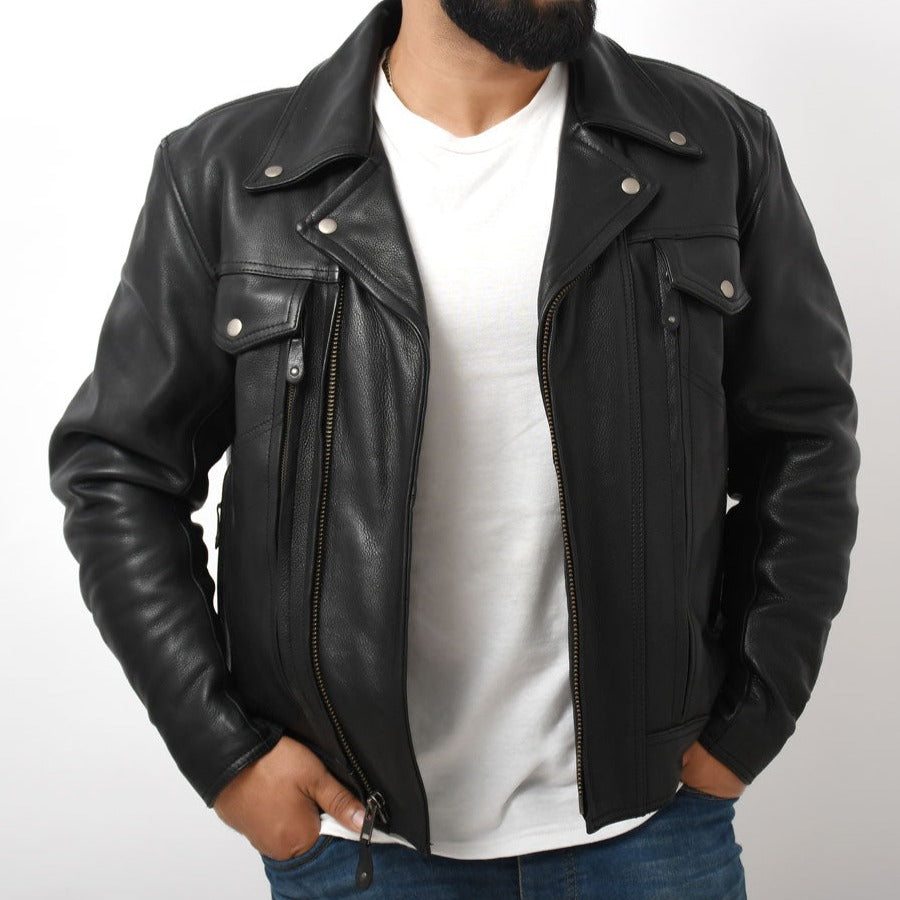 STRANGER Motorcycle Leather Jacket