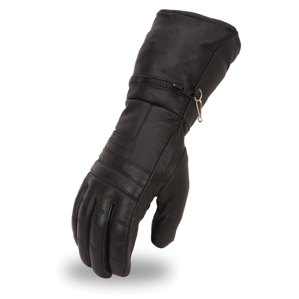 VILLE - Gauntlet Leather Gloves